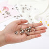 Picture of 100 Pieces Metal Pin Backs Locking Pin Keepers Locking Clasp