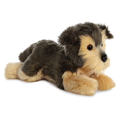 Picture of Aurora® Adorable Flopsie™ Yorky™ Stuffed Animal - Playful Ease - Timeless Companions - Gray 12 Inches