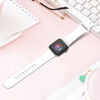 Picture of TreasureMax Sport Band Compatible with Apple Watch Bands 38mm 40mm 41mm 42mm 44mm 45mm 49mm,Soft Silicone Strap Compatible for Apple Watch Series Ultra 8 7 6 5 4 3 2 1 SE Men Women White 38/40/41MM
