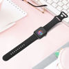 Picture of TreasureMax Sport Band Compatible with Apple Watch Bands 38mm 40mm 41mm 42mm 44mm 45mm 49mm,Soft Silicone Strap Compatible for Apple Watch Serie Ultra 8 7 6 5 4 3 2 1 SE Men Women Black 42/44/45/49MM