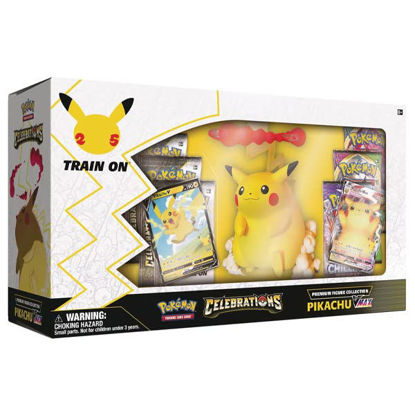 Picture of Pokemon TCG: Celebrations Premium Figure Collection Pikachu VMAX, Multicolor