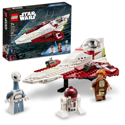 Picture of LEGO Star Wars OBI-Wan Kenobi's Jedi Starfighter 75333 Building Toy Set - Features Minifigures, Lightsaber, Clone Starship from Attack of The Clones, Great Gift for Kids, Boys, and Girls Ages 7+