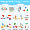 Picture of QuTZ ABC Learning Flash Cards for Toddlers 2-4 Bilingual Spanish English, Autism Toys, Speech Therapy Toys, Educational Learning Talking Sight Words Flash Cards for Boys and Girls, 275 Sight Words