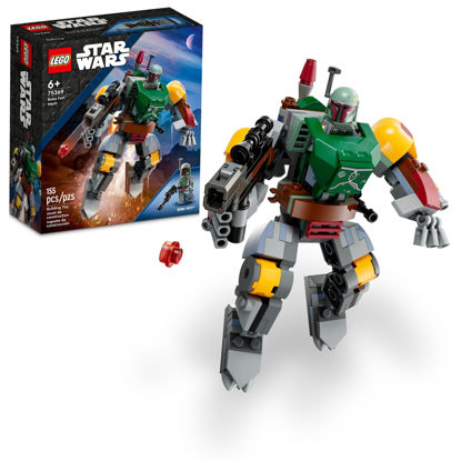 Picture of LEGO Star Wars Boba Fett Mech 75369 Buildable Star Wars Action Figure, This Posable Mech Inspired by The Iconic Star Wars Bounty Hunter Features a Buildable Shield, Stud Blaster and Jetpack
