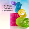 Picture of Conair Self Grip Assorted Sizes and Colors Hair Rollers, Hair Curlers, Self-Grip Hair Rollers, with Storage Bag 31 Count(Pack of 1)