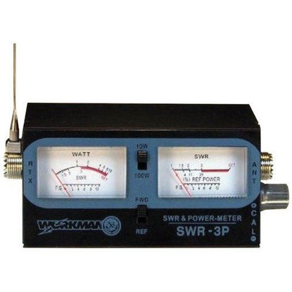Picture of SWR / Power METER for CB Radio 100 Watts - Dual Meters - Workman SWR3P