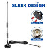 Picture of Bingfu 20-1300MHz Police Scanner Antenna Radio Scanner Magnetic Base Antenna HF VHF UHF Two Way Ham Radio BNC Male Antenna Compatible with Uniden Bearcat Whistler Radio Shack Police Radio Scanner