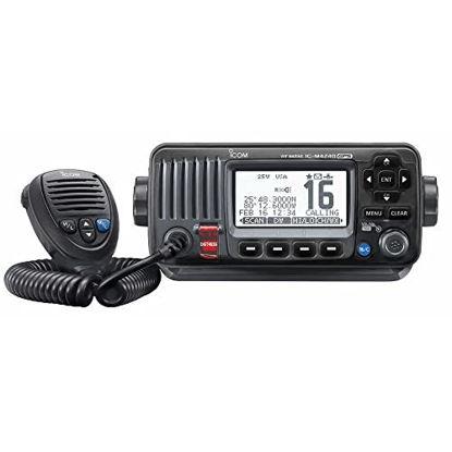 Picture of ICOM M424G VHF Black Radio with Built-in GPS - M424G 41