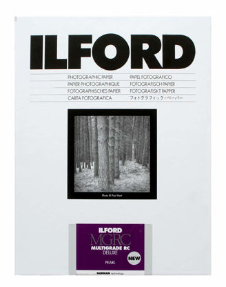 Picture of Ilford Multigrade V RC Deluxe Pearl Surface Black & White Photo Paper, 190gsm, 5x7, 100 Sheets