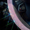 Picture of New Diamond Leather Steering Wheel Cover with Bling Bling Crystal Rhinestones, Universal Fit 15 Inch Car Wheel Protector for Women Girls,Pink & White Diamond
