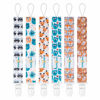 Picture of Babygoal Animal Pacifier Clips, 6 Pack Pacifier Holder for Boys and Girls Fits Most Pacifier Styles &Teething Toys and Pacifier Clip Pack 6PS18