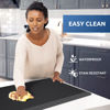 Picture of KitchenClouds Kitchen Mat Cushioned Anti Fatigue Rug 17.3"x28" Waterproof, Non Slip, Standing and Comfort Desk/Floor Mats for House Sink Office (Black)