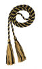 Picture of Graduation Honor Cord - Black/Oriental Gold - Every School Color Available - Made in USA - by Tassel Depot