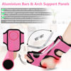 Picture of 2 PCS Plantar Fasciitis Night Splint with Arch Support, Plantar Fasciitis Relief Brace, 2 Adjustable Straps Plantar Fasciitis Night Splint Relief Plantar Fasciitis, Foot Drop, Achilles Tendonitis, Day&Night, Pink