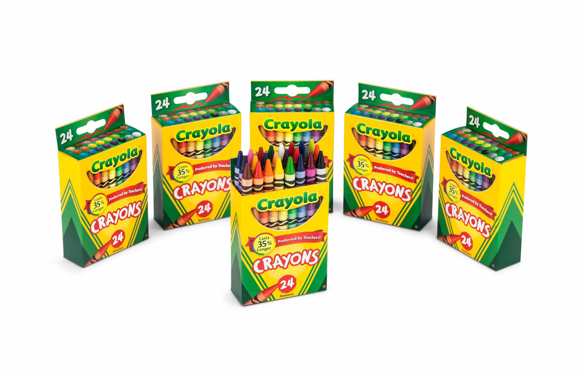 GetUSCart Crayola Crayons, Bulk School Supplies For Kids, 24 Count