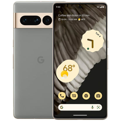 Picture of Google Pixel 7 Pro - 5G Android Phone - Unlocked Smartphone with Telephoto Lens, Wide Angle Lens, and 24-Hour Battery - 128GB - Hazel (Renewed)