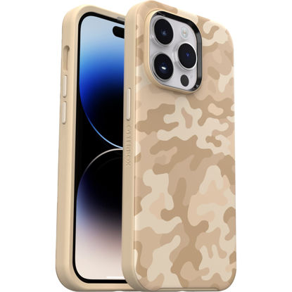 Picture of OtterBox Symmetry Series+ Graphics Case with MagSafe for iPhone 14 Pro (ONLY) - Sand Storm CAMO