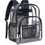 Picture of PACKISM Clear Backpack - Large Clear Backpack Heavy Duty Transparent Backpack, See Through Backpack Clear Bookbag for Student, School, Work, Travel, Black(for age 12 or above)