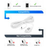 Picture of Ayotu 2Pack 16Ft Camera Charge Cable for Stick Up Cam Battery/Plug-in 3rd Gen/2nd Gen, Power Adapter Continuous Charging with Weatherproof Cord, NOT for Spotlight Cam Plus(NO Camera), White