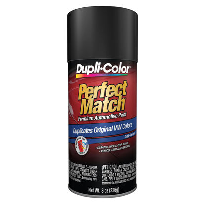 Picture of Dupli-Color EBVW20407 Perfect Match Automotive Spray Paint - Volkswagen Black Magic Pearl, LC9Z - 8 oz. Aerosol Can