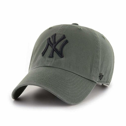 Picture of '47 New York Yankees Clean Up Hat Cap Moss Green/Black