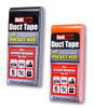 Picture of RediTape Travel Size Duct Tape Colors 2-Pack (Black & Fluorescent Orange) - Pocket Size Flat Mini Roll - for Repairs Outdoors Emergency Crafts - 1.88 inch x 5 Yards per Pack