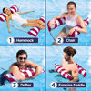 Picture of Aqua Original 4-in-1 Monterey Hammock Pool Float & Water Hammock - Multi-Purpose, Inflatable Pool Floats for Adults - Patented Thick, Non-Stick PVC Material
