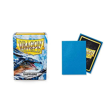 Picture of Dragon Shield Matte Sapphire Standard Size 100 ct Card Sleeves Individual Pack