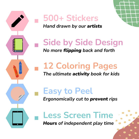 GetUSCart- Hello Bugs & Insects Sticker + Coloring Book (500+ Stickers ...