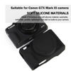 Picture of Easy Hood Case for Canon Powershot G7 X Mark III Digital Camera, Soft Silicone Protective Cover with Removable Lens Cover for Canon Powershot G7X Mark III DSLR Camera (Black)