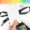 Picture of Camera Color Correction White Balance Card, 4In1 Color Correction Card Set by Pixiss, 18% Gray, Black, All in Glossy and Matte, Premium Exposure Card Set with Free Camera Lens Micro Fiber Cloth