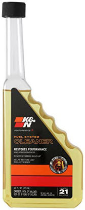 Picture of K&N Performance+ Fuel System Cleaner: Restores Performance and Acceleration, 16 Ounce Bottle Treats up to 21 Gallons, 99-2050 Black