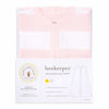 Picture of Burt's Bees Baby unisex baby Beekeeper Wearable Blanket, 100% Organic Cotton, Swaddle Transition Sleeping Bag LY24697 BLM, Rugby Stripe Blossom, Medium US