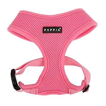 Picture of Puppia Basic Soft Harness Pink