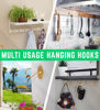 Picture of Etoolia Ceiling Hooks for Hanging Plants- 4pcs 3 inches Heavy Duty Vinyl Coated, Gold Hanging Hooks for Bird Feeders, Planters and Wind Chimes