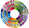 Picture of Embroidery Floss 54 skeins Crossstitch Thread - Bracelets String - 50Pcs Embroidery Thread and Free Set of 4pcs Metallic Thread