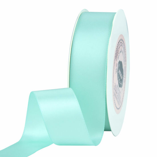 Aqua shop satin ribbon
