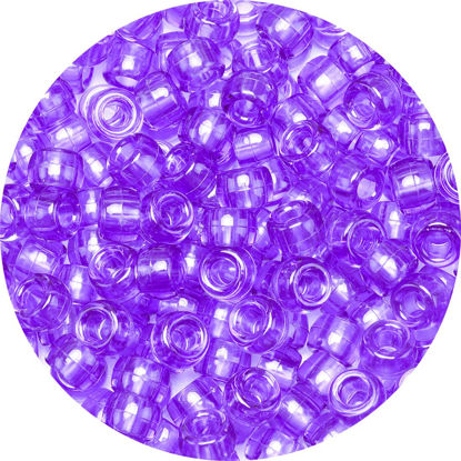Picture of Eppingwin Beads and Bead assortments (1000 Pony Beads-Purple Transparent)…