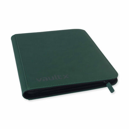 Picture of Vault X Premium Exo-Tec® Zip Binder - 9 Pocket Trading Card Album Folder - 360 Side Loading Pocket Binder for TCG (Green)