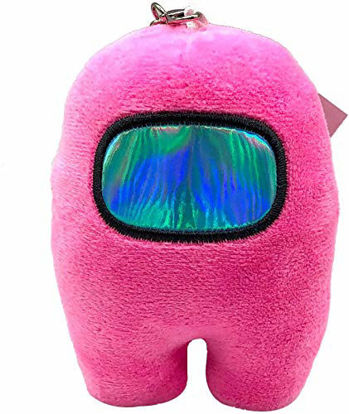 Picture of Eonmo Among Us Plush Toys, Soft Merch Crewmate Plushies Cute Astronaut Stuffed Plushies Doll Gifts for Game Fans and Kids Birthday Christmas (Standard Pink)