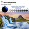 Picture of NEEWER 72mm MRC Variable ND Filter ND2-ND400, Neutral Density Adjustable ND Filter (0.3 to 2.7,1 to 9 Stops), Multi Layer Coated Optical Glass, Water Repellent & Scratch Resistant Ultra Slim Filter