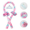 Picture of Heatless Curling Rod Headband No Heat Silk Ribbon Curling Rod Hair Roller Curls with Hair Claw Clip Lazy Natural Soft Wave DIY Hair Rollers Styling Tool for Sleep in Overnight (fen-lan)