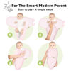 Picture of 3-Pack Organic Baby Swaddle Sleep Sacks - Newborn Swaddle Sack - Ergonomic Baby Swaddle 0-3 Months - Baby Sleep Sack - Baby Swaddle Blanket Wrap - Baby Swaddle Sack - Baby Swaddle Wrap (Blossom Large)