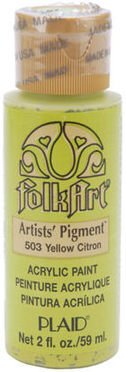 Picture of FolkArt Acrylic Paint in Assorted Colors (2 oz), 503, Yellow Citron