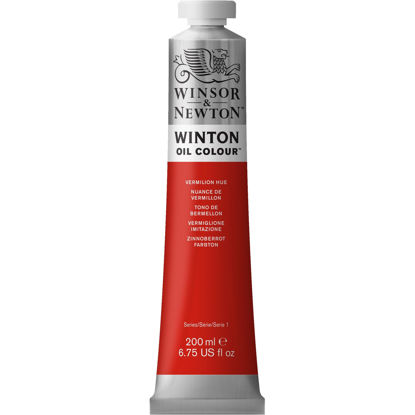 Picture of Winsor & Newton Winton Oil Color, 200ml (6.75-oz) Tube, Vermilion Hue
