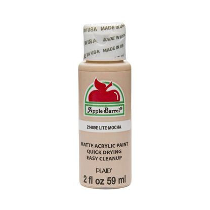 Picture of Apple Barrel Acrylic Paint in Assorted Colors (2 oz), 21489, Lite Mocha
