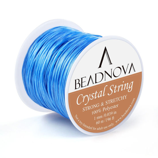 BEADNOVA Illusion Cord 1mm Bracelet String Elastic String for Jewelry  Making (200m) - Beadnova