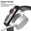 Picture of TAURI 2 Pack Hard Case Designed for Apple Watch SE/Series 6/5/4 44mm with 9H Tempered Glass Screen Protector, [Touch Sensitive] [Full Coverage] Slim Bumper Protective Cover for iWatch 44mm, Clear