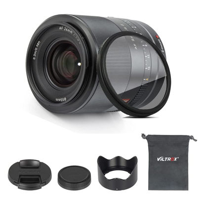 Picture of VILTROX 24mm f/1.8 F1.8 Autofocus Full-Frame Wide Angle Prime Lens for Nikon Z-Mount Mirrorless Cameras Z5 Z50 Z6 Z6 II Z7 Z7 II