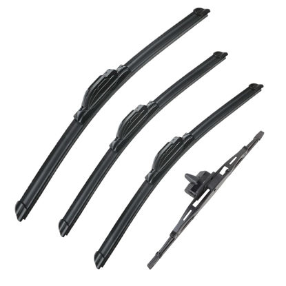 Picture of 4 wipers Replacement for 2007-2014 Toyota FJ Cruiser, Windshield Wiper Blades Original Equipment Replacement - 16"/14"/14"/10" (Set of 4) U/J HOOK